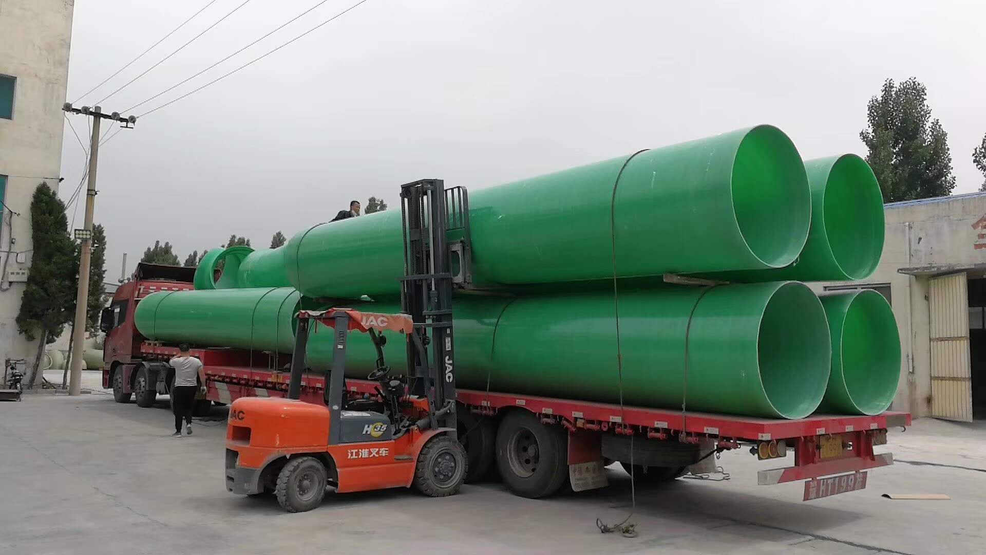 陜西玻璃鋼管發貨